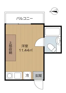 メゾン・ド・ミリュB【2階】の間取り