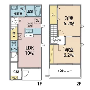 ダンデライオン Bの間取り