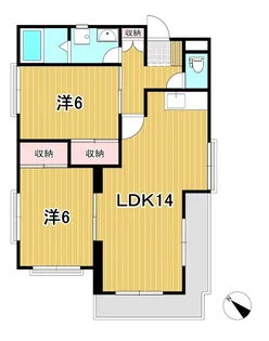 ラ・プリマヴェーラ C【3階】の間取り