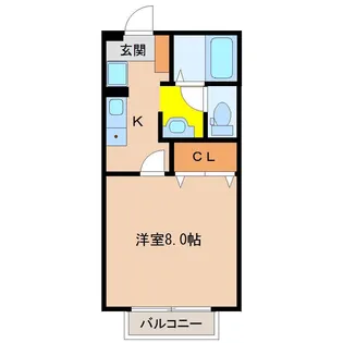 ラフィーネ・花ヶ島【2階】の間取り