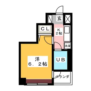 ステューディオ27【6階】の間取り