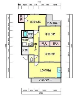 リフェプラセ【2階】の間取り