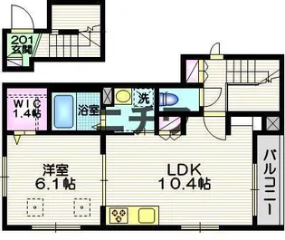 アネシス品川Bの間取り