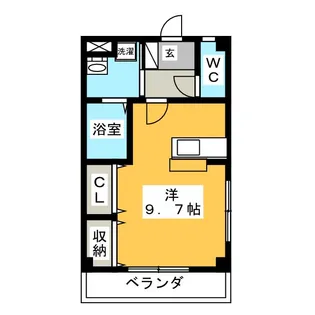 ヴェルジェ2番館【1階】の間取り