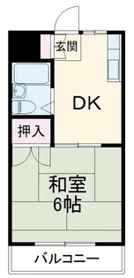 レイクグリーン三好【1階】の間取り