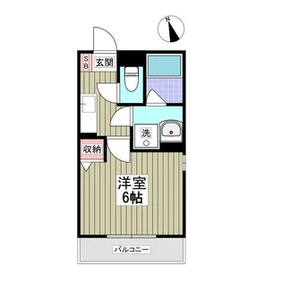 パルトネール東久保町【3階】の間取り