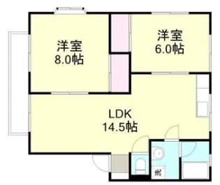 ロイヤルハイネス A【1階】の間取り