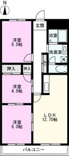 第2千代田マンション【1階】の間取り