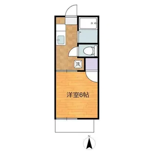 第二サフランハイツ【2階】の間取り