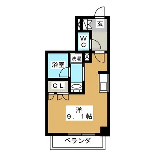 セレサ市川行徳【4階】の間取り