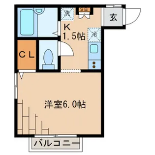 シティパル【2階】の間取り