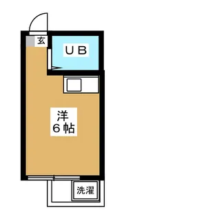エコーハイツ【1階】の間取り