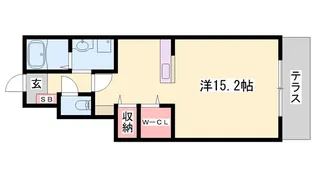 アグレアーブル【1階】の間取り