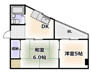 寿マンション【5階】の間取り