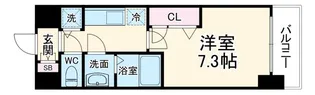 プランドール北浜【10階】の間取り