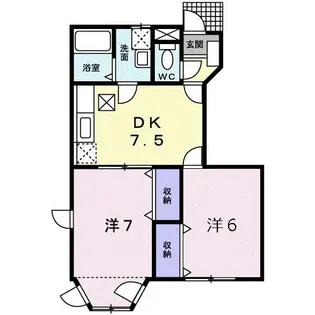 RアンドSドリーム A【1階】の間取り