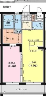 オーシャンハイツ参番館【5階】の間取り