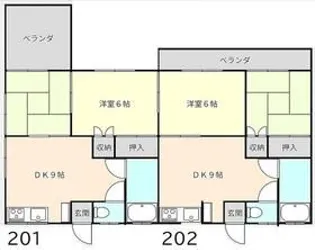 リプロハウス実籾【2階】の間取り