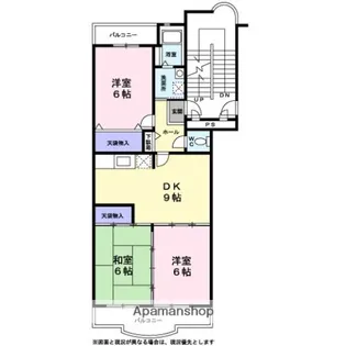 エクセル若葉【4階】の間取り