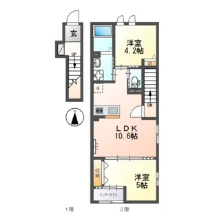 サニーヴィラ【2階】の間取り