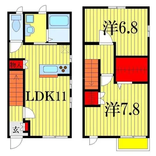 アル・ソーレ Bの間取り