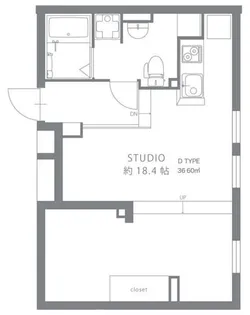 Staart大崎-スタールトオオサキ-【1階】の間取り