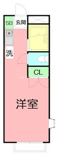 エスポアールII【2階】の間取り