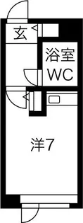 ダイアパレス白石【10階】の間取り