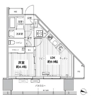 桜ヒルズ九段北【7階】の間取り