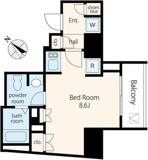 VORT渋谷松濤residence【7階】の間取り