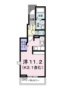 リュミエール井の頭公園【1階】の間取り