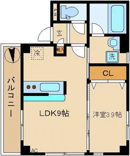 グランプラス【2階】の間取り