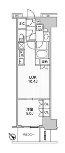WORVE横浜伊勢佐木町【13階】の間取り