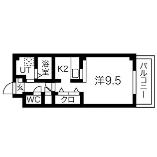 プチメゾン稲生【3階】の間取り