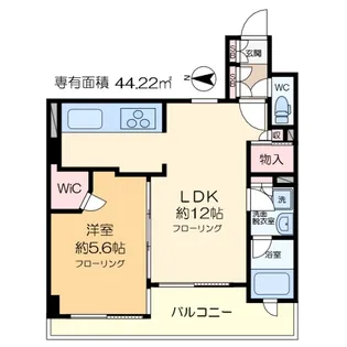 イトーピア東京リバーサイドテラス【2階】の間取り