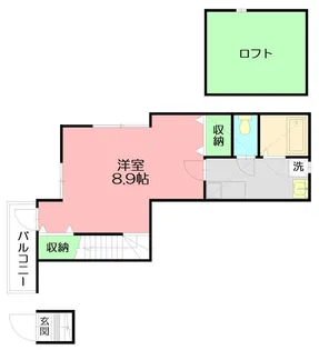 ソレディエ【2階】の間取り