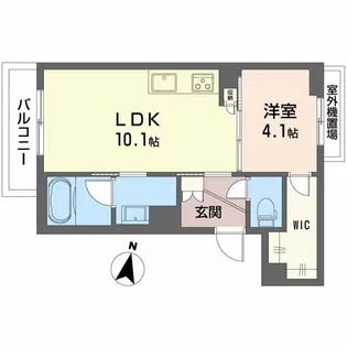 アンファング【3階】の間取り