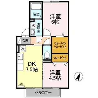プレミール【2階】の間取り