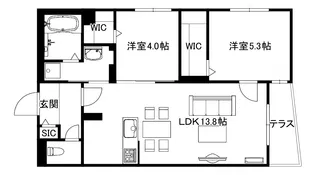 ブランシャールKAI大通(2027年3月30日入居開始)【1階】の間取り