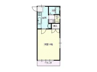 ハイツVELA【2階】の間取り