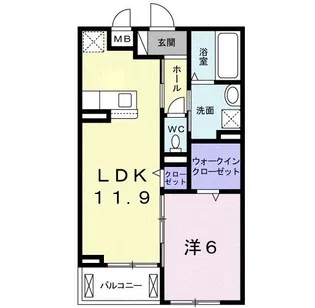 メゾン・ド・エクセレンスI【2階】の間取り