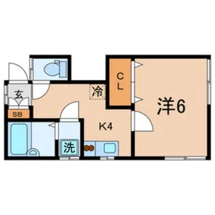 エスポア【2階】の間取り