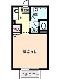 フレール総社【2階】の間取り