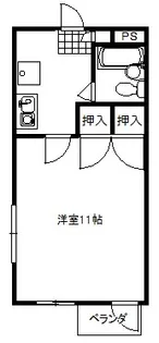 I・B・TOWN【2階】の間取り