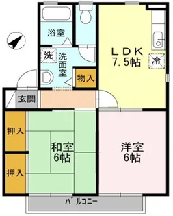 フォレスト・ヴィラ【2階】の間取り