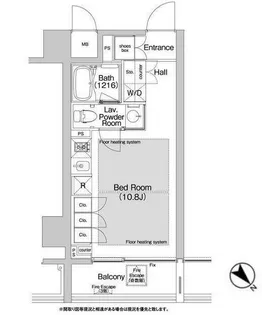 BPRレジデンス渋谷【4階】の間取り