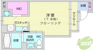 フォレストガーデン【1階】の間取り