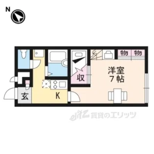 レオパレスIBUKI【1階】の間取り