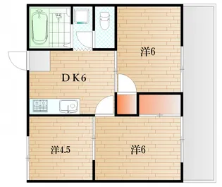 山口県下関市彦島塩浜町1【アパート】の間取り