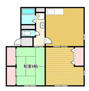 香川県善通寺市善通寺町【アパート】の間取り